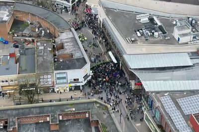 Arrests made as protesters clash with police during Bristol demonstration