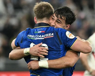 Italy claim historic first victory over England as Borthwick’s men are rattled in Rome