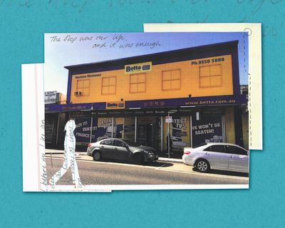 My parents’ Betta electrical store, Springvale: the shop was our life, and it was enough