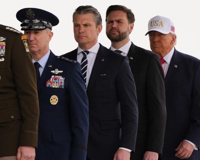 Trump joins families of six slain US service members at Dover air force base