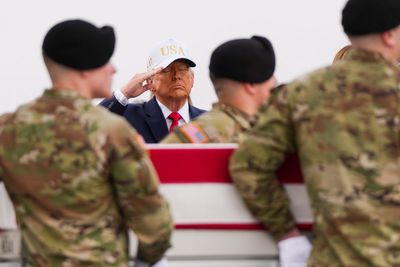 Trump pays tribute to US soldiers killed in Iran war