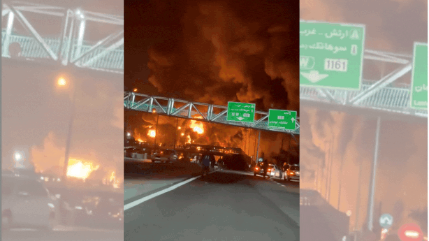 ‘Apocalyptic’ scenes in Tehran: Massive inferno erupts after explosions – video