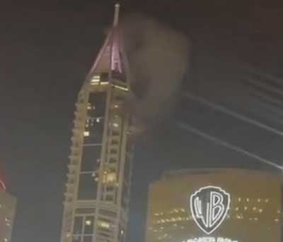 Dubai drone attack kills driver and sets luxury skyscrapers ablaze