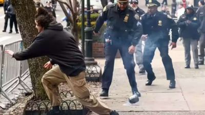 ‘Won’t tell who threw the bomb’: Laura Loomer attacks Mamdani after explosive device hurled at anti-Islam protest