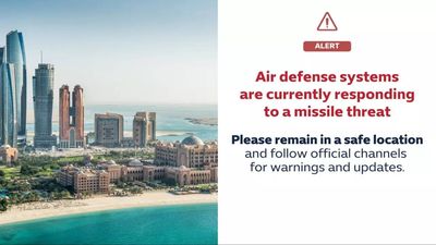 UAE issues high alert in Abu Dhabi as defence operations respond to missile threat amid Iran vs US-Israel war