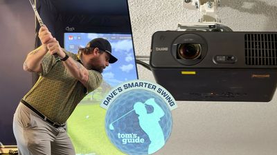 I replaced my TV with a 4K projector — and it was the best thing for my golf swing