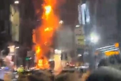 Travel disruption to continue after blaze near Glasgow Central station