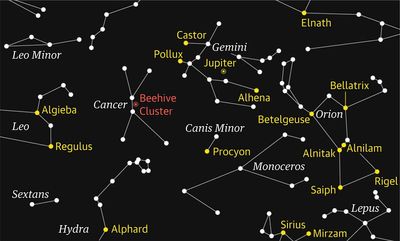 Starwatch: patience is needed to observe Cancer’s beehive cluster