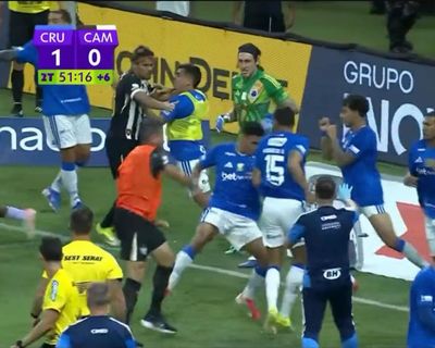 Mass brawl leads to 23 red cards for Cruzeiro and Atlético Mineiro players in Brazil
