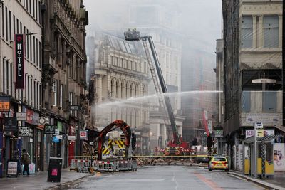 Glasgow Central likely to remain closed for second day after building fire