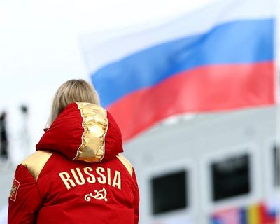 Russia flag raised and national anthem played after first gold at Winter Paralympics