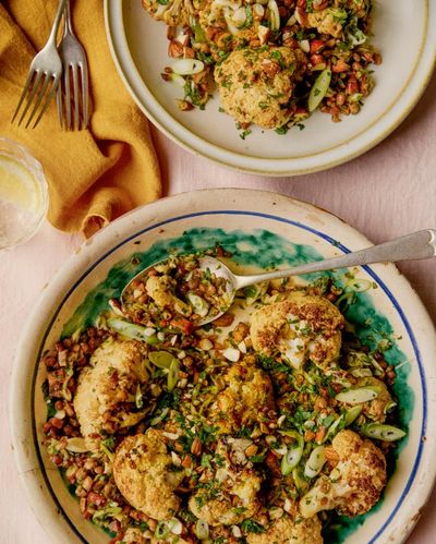 Georgina Hayden’s quick and easy recipe for cauliflower, lentils and chorizo