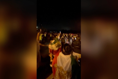 ‘Save our girls’: Crowds chase Iran women’s football team bus in Australia, demanding asylum