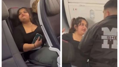 'For 30 seconds': Woman removed from plane for loud video questions 'free-speech America'