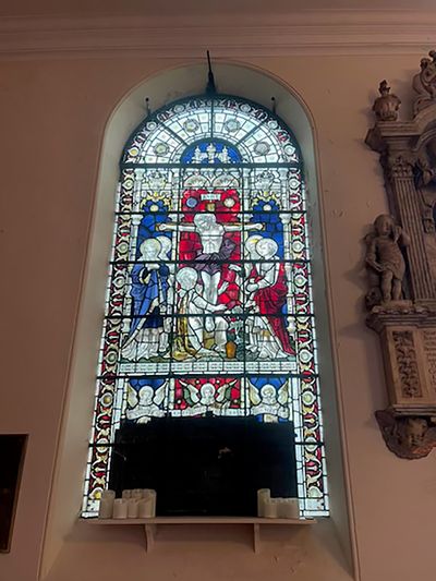 Man who smashed stained glass window breaking into historic London church is fined £11,000