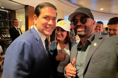 Rubio ripped for posing for grinning photo with ex-Proud Boys leader at Florida summit