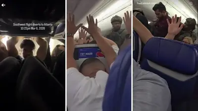‘Heads down and hands up’: Police storms a Southwest flight to grab a man, but FBI finds ‘no credible threat’