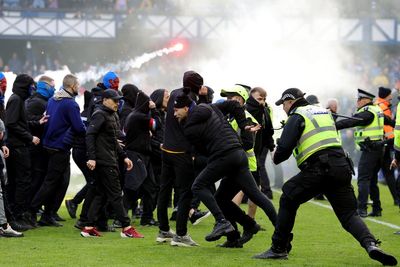 Nine arrested after disorder at Rangers and Celtic Scottish Cup tie