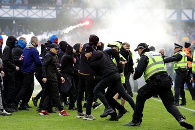 Nine arrested after disorder at Rangers and Celtic Scottish Cup tie