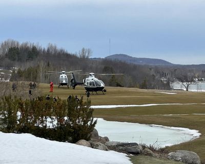‘We thought we were doomed’: Canadian fishers in dramatic rescue after ice shelf floats away