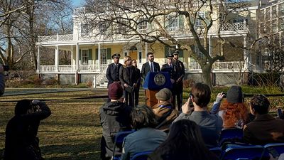 Two teenagers detained for using 'IS-inspired' devices at a New York protest