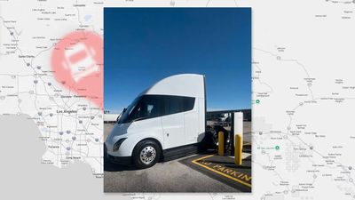 Tesla Opened Its First Semi Truck Megacharger That's Not At A Tesla Factory