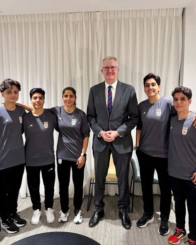 Iranian women's football players who refused to sing national anthem are granted humanitarian visas in Australia
