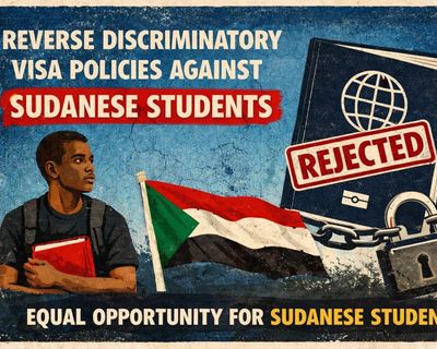 Sudanese students say UK visa ban has dashed hopes of studying at top universities