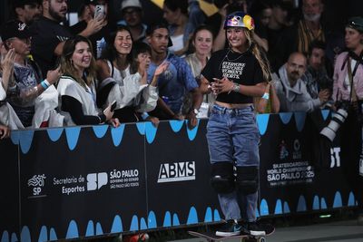 Skateboarding sensation Sky Brown calls for world peace after winning world title