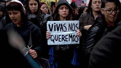 Thousands march in Buenos Aires for women’s rights