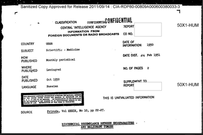 CIA Slammed After Declassified 1951 Report Linking Parasites and Cancer Cells Resurfaces Online