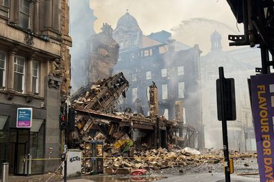 Glasgow Central high level closed for rest of week after building fire
