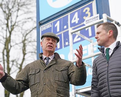 Farage delivers energy sermon at the pump – just don’t mention the war