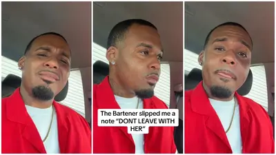 Chicago man spends an hour speaking to a beautiful woman at the bar then suddenly gets an eerie note from the bartender: ‘Don’t leave with her’