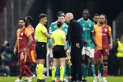 Officials and Liverpool’s wastefulness concern Arne Slot in loss to Galatasaray