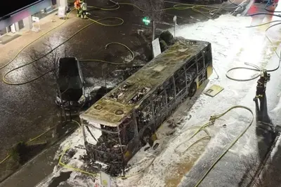 Six killed in Swiss bus fire after ‘passenger sets themselves alight’