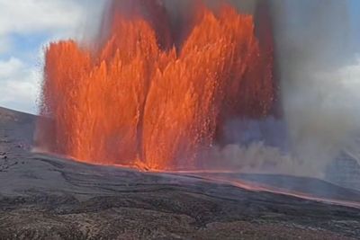 National park and key highway closed as Hawaii volcano shoots lava fountains 1,000 feet high