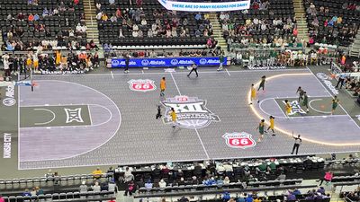 Big 12’s ‘Slippery’ LED Glass Court Draws Mixed Reviews From Players: ‘Making Me Feel Dizzy’
