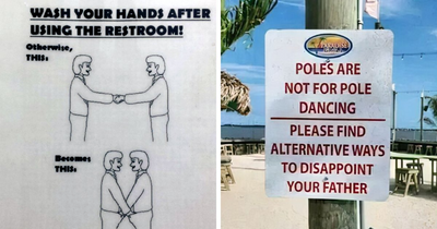 “We’re Tired Of Hiding The Bodies”: 73 Signs That Made People Laugh Or Do A Double Take