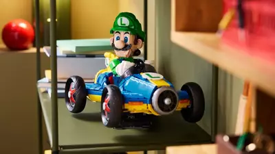 Mario will be green with envy at his brother’s new Mach 8 Mario Kart Lego set — and I desperately want it too