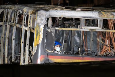 Six killed in Swiss bus blaze after person 'sets themselves on fire'