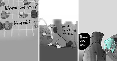 Artist Who Made People Cry With Her Grim Reaper Animal Comics Is Back With New Tearjerkers (7 Stories)