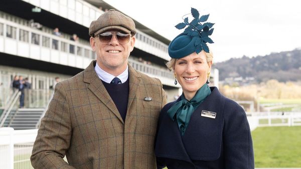 Zara Tindall's cropped coat and elegant teal blouse are match made for March’s unpredictable weather