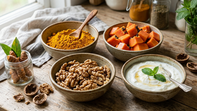 4 Common Indian Foods for Naturally Glowing Skin