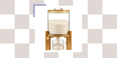 My Pantry Reset Era Starts Here — I Found This Sleek Rice Dispenser That's Painfully Chic, Great for Portion Control, and Can Be Used for Lots of Other Cooking Staples