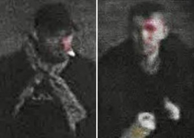 Manhunt after horror acid attack left train commuter in his 30s with life-changing burns