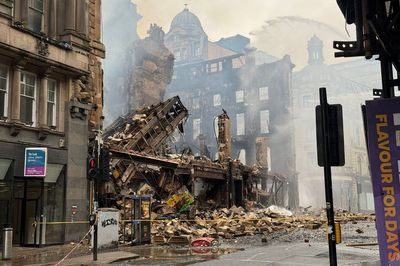 Further collapses at fire-ravaged Glasgow building, council says