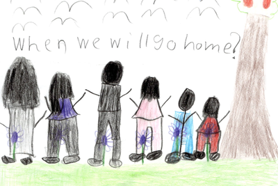 Heartbreaking drawings from three young children held at Texas ICE facility shared by lawyers: ‘I miss my bear’
