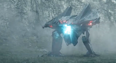 'War Machine' succeeds where 'Transformers' fails, by making its giant robot feel real