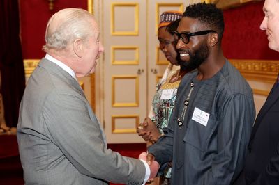 Tinie Tempah asks King for duchy invite at royal event for Nigerian community